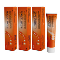 Pack 3 Boîtes Neotica Balm – Muscles & Courbatures, Salicylate de Méthyle, Menthol & Camphre, Huile d'Eucalyptus, Douleurs Articulaires, Entorses, Mal de Dos, Sportifs, 3 x Tube 30 g