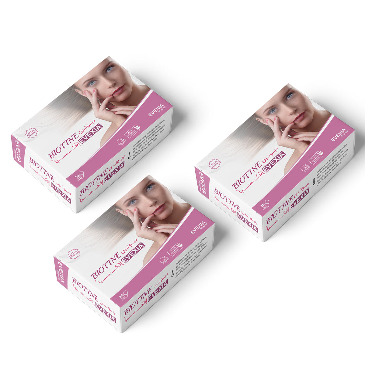 Pack 3 Boites Biotine