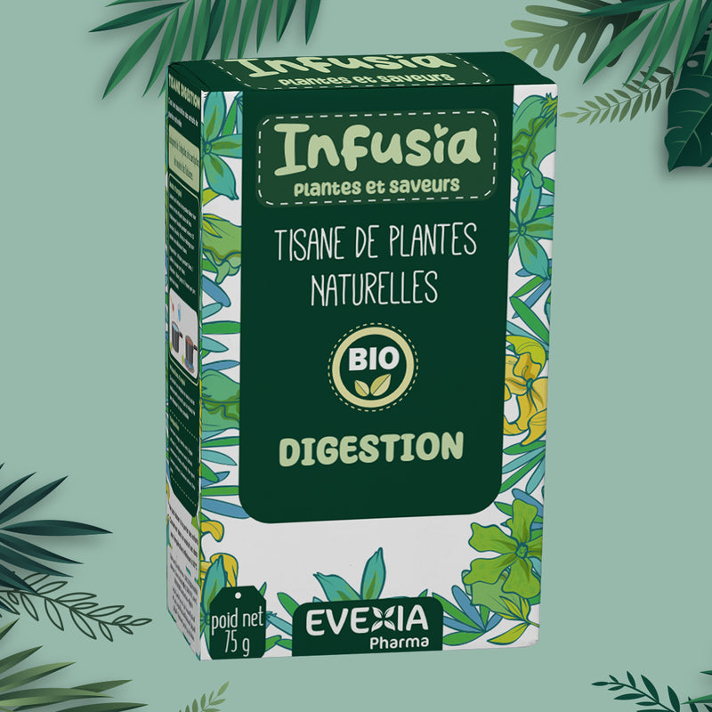 Infusia Digestion – Tisane Digestion & Confort Intestinal, Fenouil & Gingembre, Thé Vert & Cardamome, Anti-Ballonnements, Transit, Anti-Oxydant, Infusion, Adultes