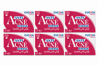 Pack 6 Anti Acné Evexia (3 offertes) (6 boîtes) – Trio Anti Acné – Probiotiques pour une Peau Nette