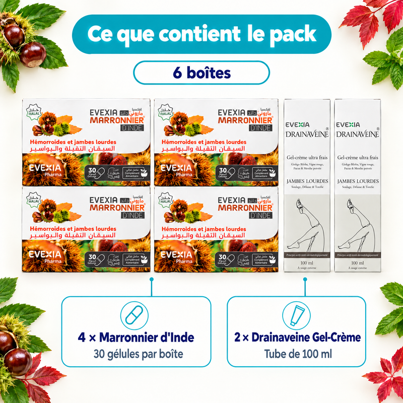 Routine Jambes Légères – contenu du pack (FR)