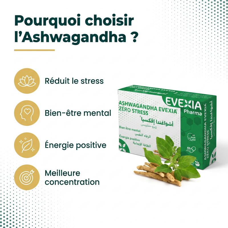 Ashwagandha - bénéfices FR