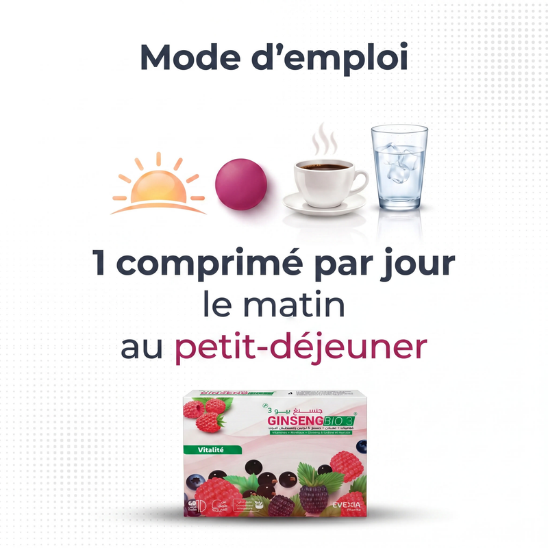 Ginseng Bio 3 - mode d'emploi