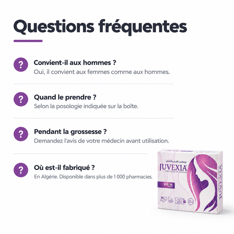 Juvexia - FAQ FR