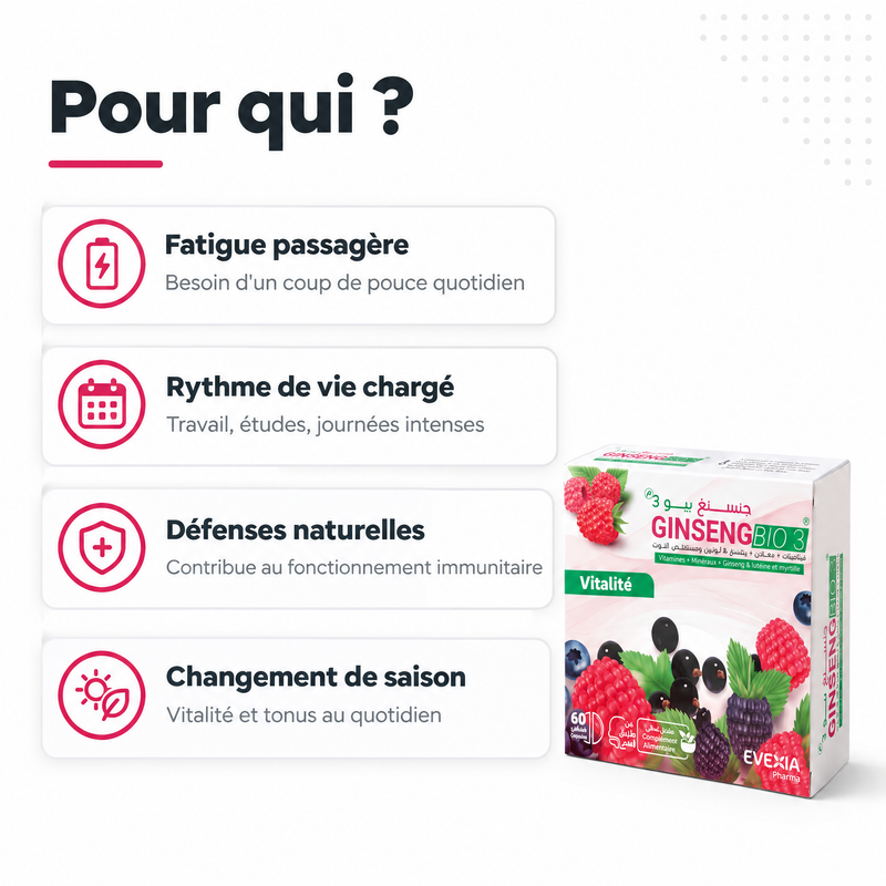Ginseng Bio 3 - pour qui FR