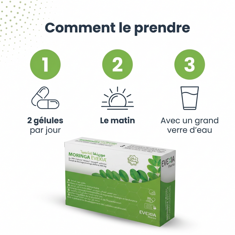 Moringa 500 mg - mode d'emploi FR