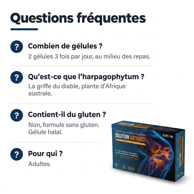 Solution Arthrose - FAQ FR