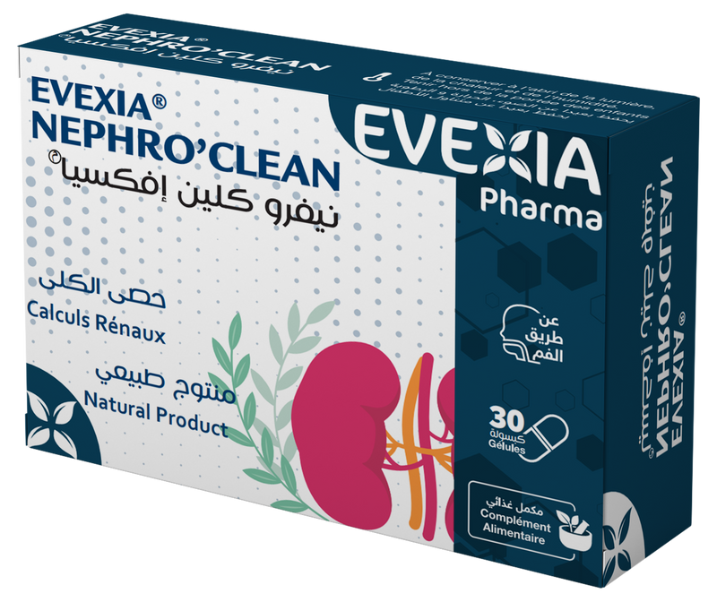 Nephro'Clean – Drainage Rénal & Confort Urinaire, Tribulus Terrestris & Plantes Diurétiques, Élimination Rénale, Détox, Fonction Rénale, Anti-Oxydant, Adultes, 30 Gélules