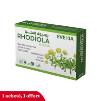 Rhodiola & Safran – Équilibre Émotionnel & Anti-Stress, Rhodiola 154 mg & Safran 15 mg, Plantes Adaptogènes, Humeur, Fatigue Mentale, Concentration, Vitalité, Adultes