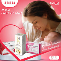 Pack New Mama – Énergie & Confort Post-Partum – Trio, Vitamine B12, Fer, Oméga 3 & Magnésium, Anti-Fatigue, Système Nerveux, Récupération, Régénération de la Peau, Femmes Allaitantes, Adultes