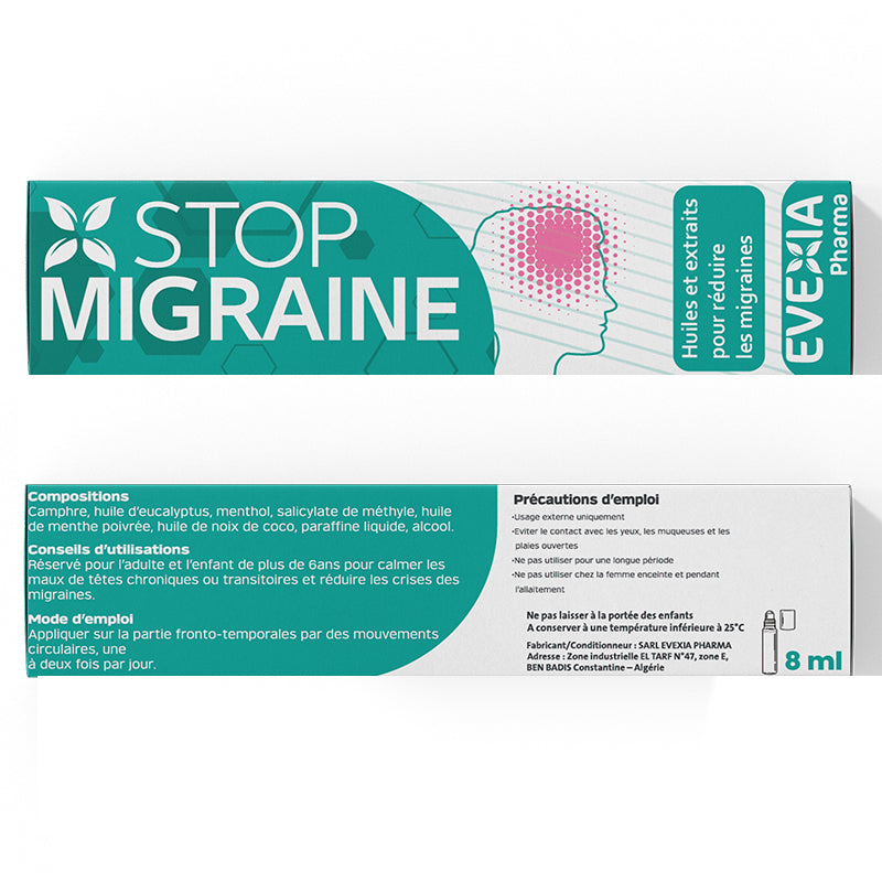 Stop Migraine Roller EVEXIA PHARMA Stop Migraine Roller EVEXIA PHARMA