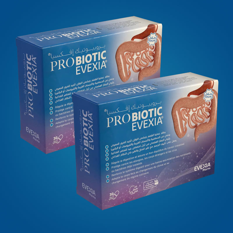 Pack 2 Boîtes Probiotic – Cure Flore Intestinale – 2×30 gélules, Ferments Lactiques, Immunité, Digestion, Transit, Défenses Naturelles, Adultes