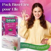 Pack Bien-Être pour Elle – Équilibre Hormonal & Confort, Cycle Doux & Infusia Règles, Fenugrec & Gingembre, Douleurs Menstruelles, Crampes, Digestion, Femme, Lot de 2