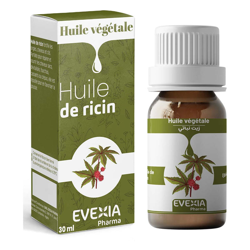 Huile Végétale de Ricin – Cheveux, Cils & Ongles Forts, Huile de Ricin, Fortifiante, Croissance Capillaire, Nourrissante, Sourcils, Cuir Chevelu, Flacon 30 ml