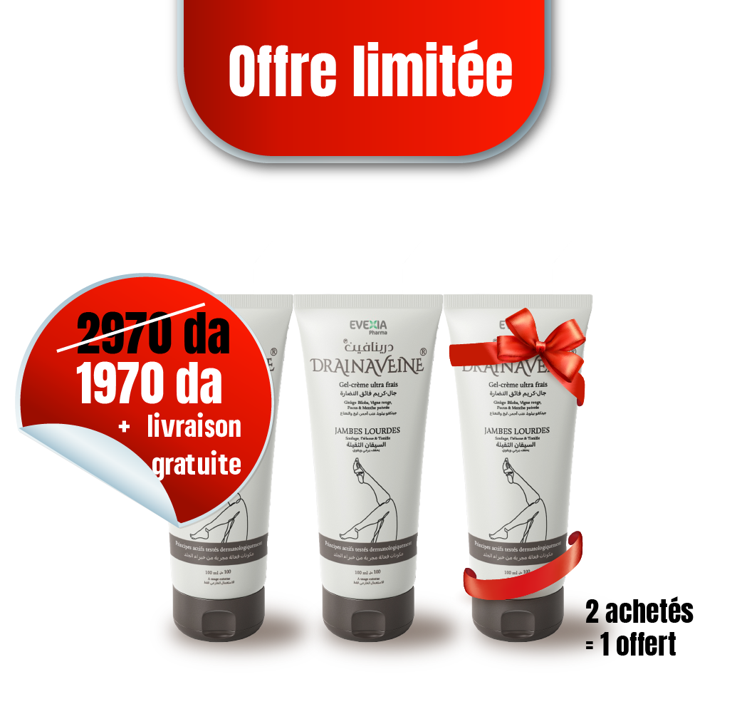 THREE BOXES DRAINAVEINE GEL-CREAM