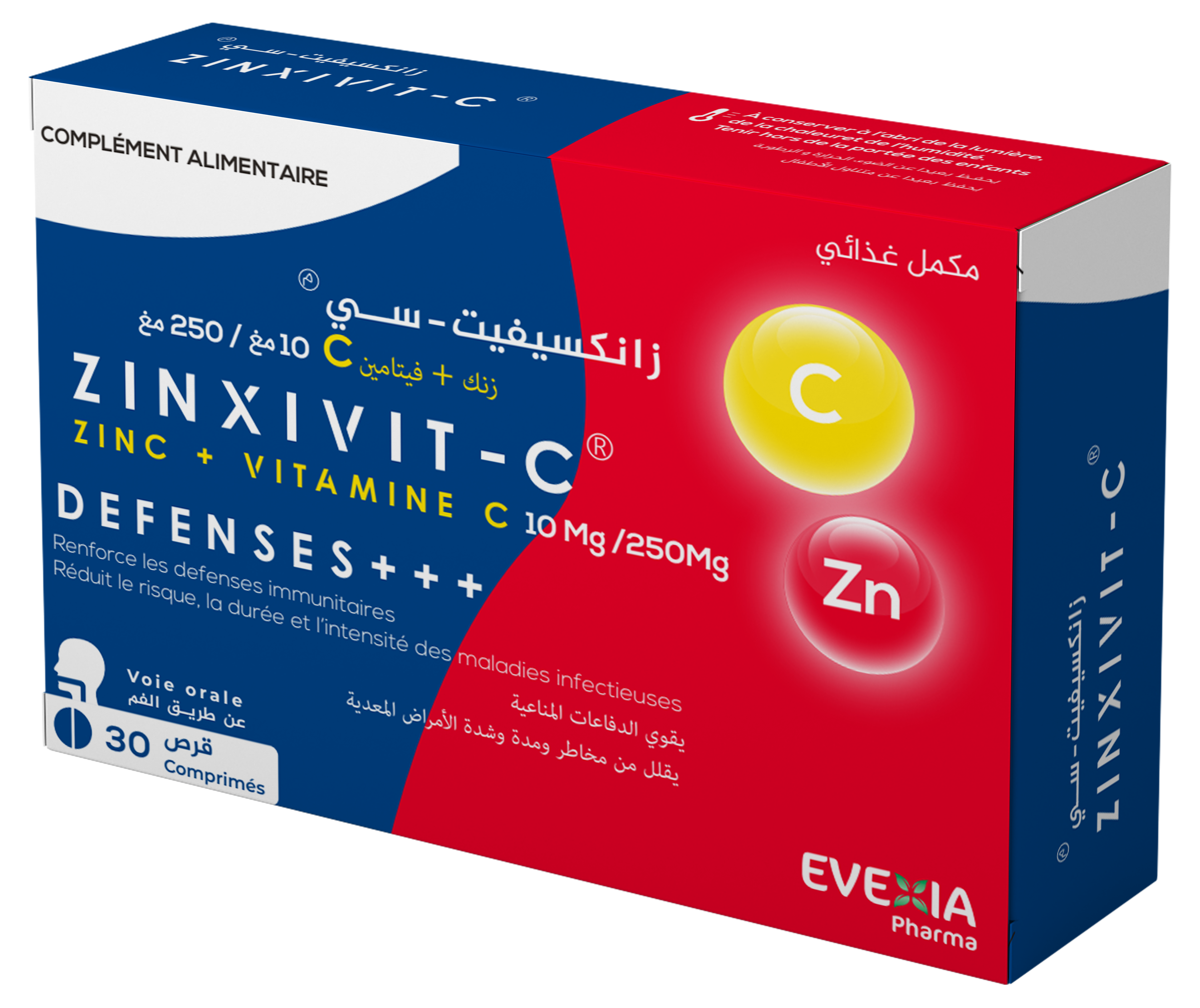 ZINXIVIT-C 10/250 MG B/30