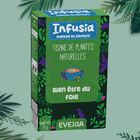Infusia Bien-Être du Foie – Tisane Soutien Hépatique, Chardon-Marie, Gingembre & Guduchi, Détox, Digestion des Graisses, Anti-Oxydant, Vésicule Biliaire, Adultes