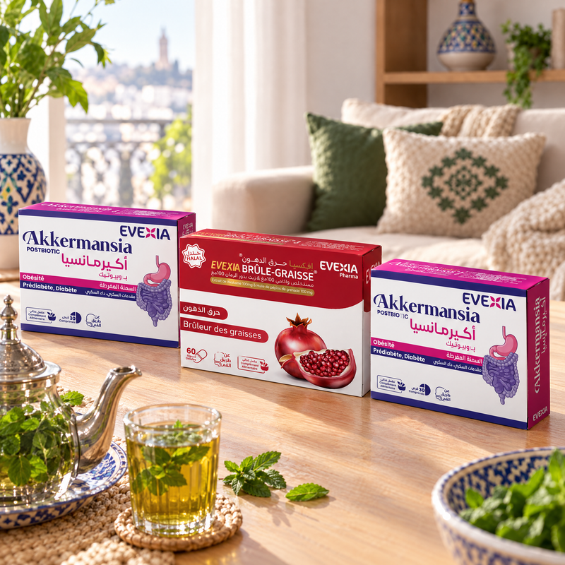 Cure 2 mois Akkermansia + Brûle Graisse – le pack à la maison