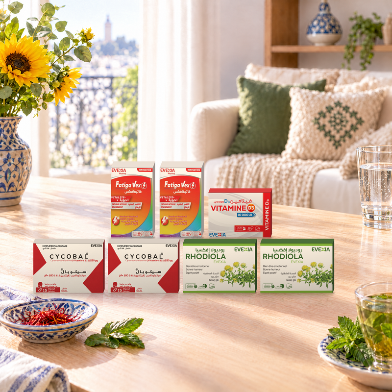 Coffret Fatigavex & Vitamines – le pack à la maison