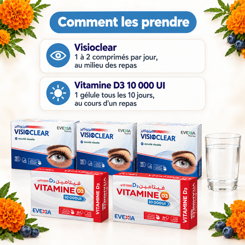Duo Vision + Vitamine D3 – mode d’emploi (FR)