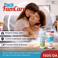 Pack FameCare – Confort Respiratoire Famille – Duo, Camphre, Menthol & Eucalyptus, Décongestionnant, Toux & Rhume, Voies Respiratoires, Apaisant, Enfants & Adultes