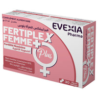 Fertiplex Femme Plus – Fertilité Féminine – Myo-Inositol, Myo-Inositol 250 mg & Coenzyme Q10, Équilibre Hormonal, Qualité des Ovules, Anti-Oxydant, Vitalité, Femme, Boîte 30 Gélules