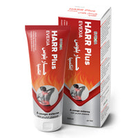 HARR Plus – Crème Chaude Muscles & Articulations, Menthol, Huile de Thym & Eucalyptus, Effet Chauffant, Massage, Circulation, Détente Musculaire, Sportifs, Tube 100 ml