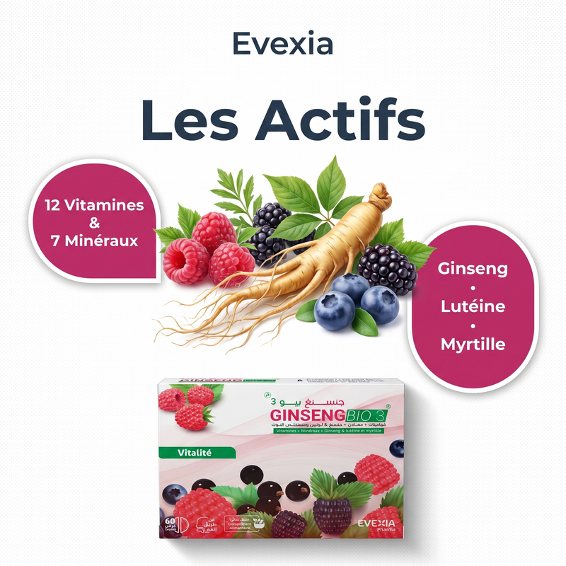 Ginseng Bio 3 - actifs