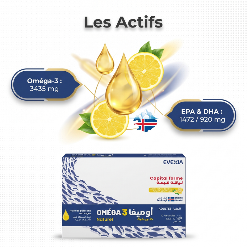 Omega 3 - actifs EPA DHA