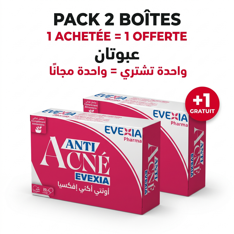 Anti Acne Pack 2 boites 1 achetee 1 offerte