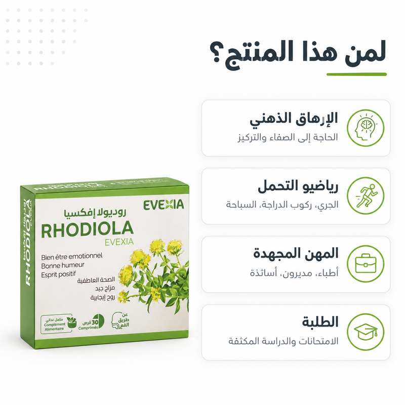 Rhodiola - pour qui AR