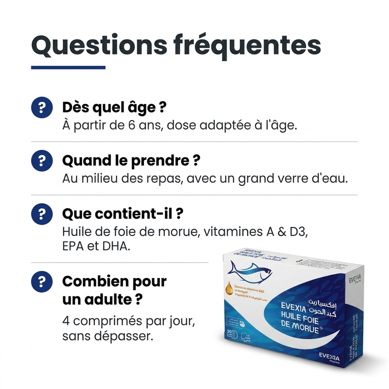 Huile de Foie de Morue - FAQ FR