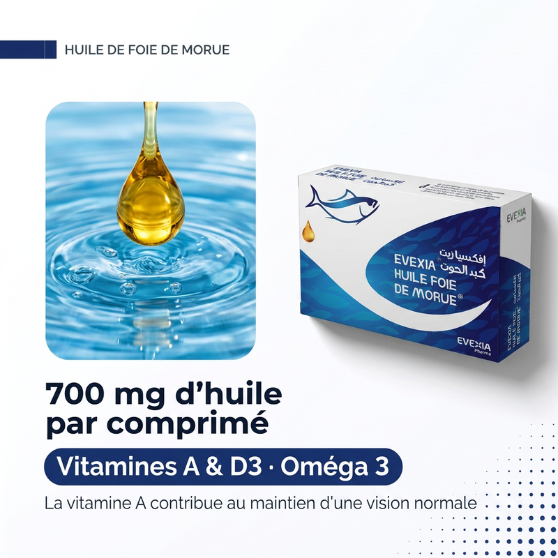 Huile de Foie de Morue - actif FR