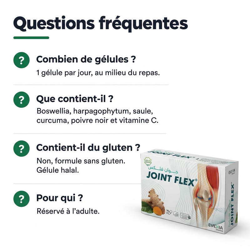 Joint Flex - FAQ FR