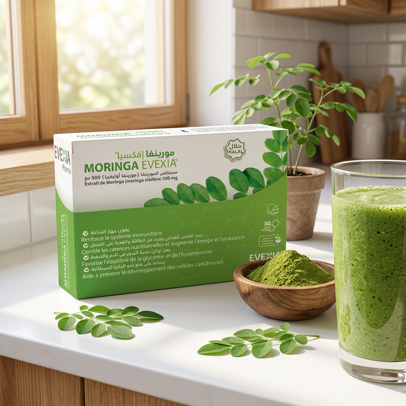 Moringa 500 mg - mise en scène
