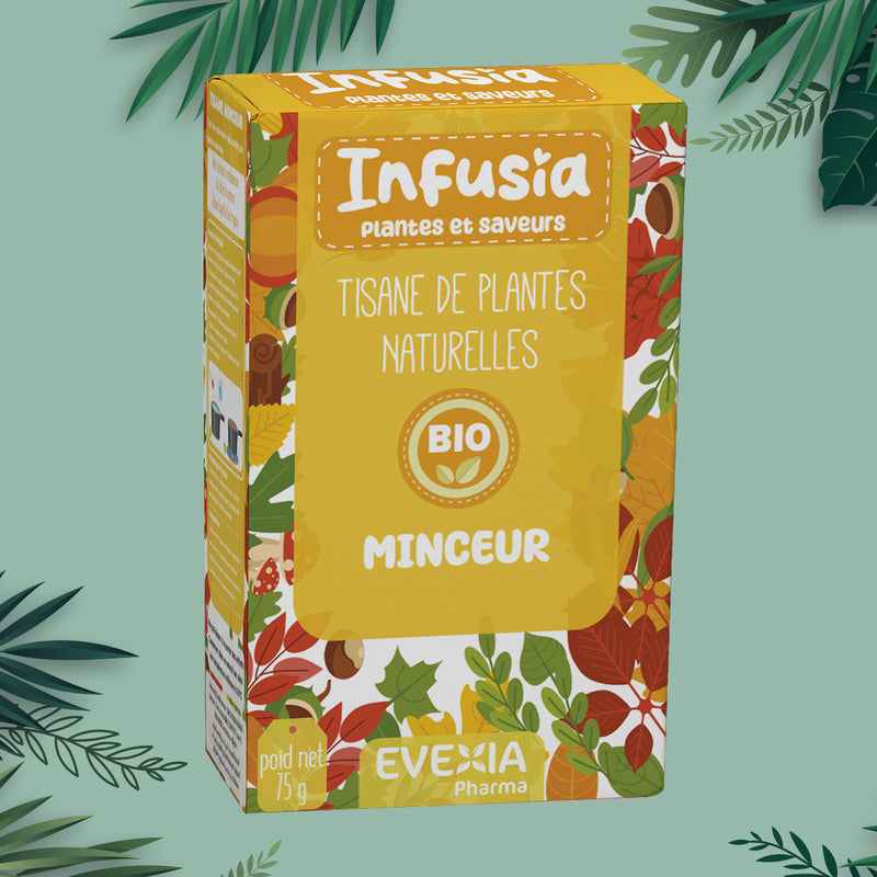 Infusia Minceur – Tisane Métabolisme & Appétit, Séné, Garcinia & Menthe Poivrée, Minceur, Brûle-Graisses, Coupe-Faim, Digestion, Adultes, Infusion de Plantes