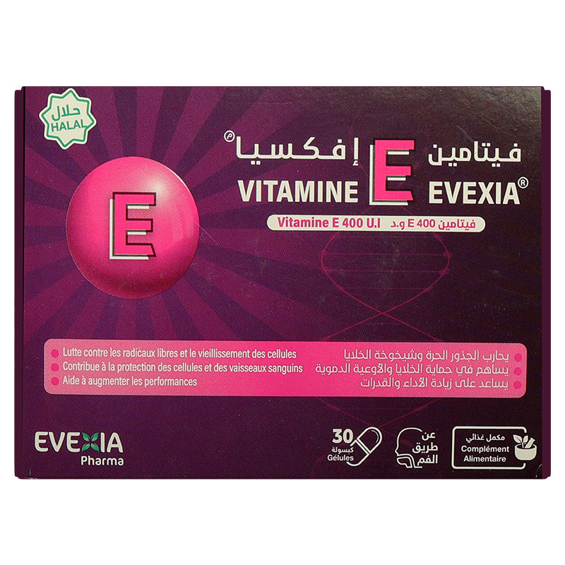 Vitamine E, prévention de l'oxydation et du vieillissement