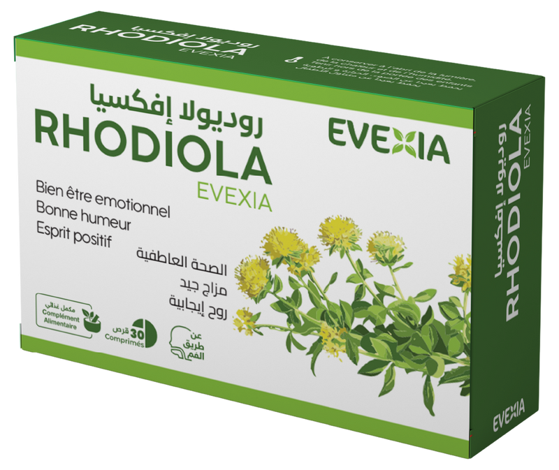 Rhodiola & Safran – Équilibre Émotionnel & Anti-Stress, Rhodiola 154 mg & Safran 15 mg, Plantes Adaptogènes, Humeur, Fatigue Mentale, Concentration, Vitalité, Adultes