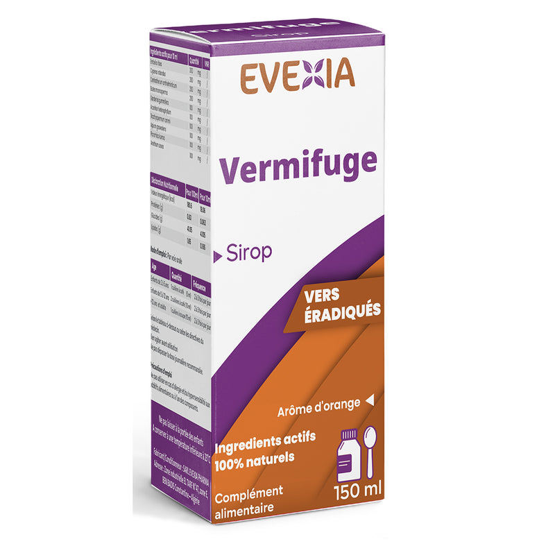 Sirop Vermifuge – Hygiène Intestinale Naturelle, Embelia Ribes, Cyperus & Centratherum, Confort Intestinal, Digestion, Élimination Naturelle, Sans Alcool, Adultes & Enfants, Flacon 150 ml