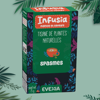 Infusia Spasmes – Tisane Apaisement Digestif & Nerveux, Fenouil, Réglisse & Gingembre, Crampes d'Estomac, Ballonnements, Détente, Digestion, Adultes