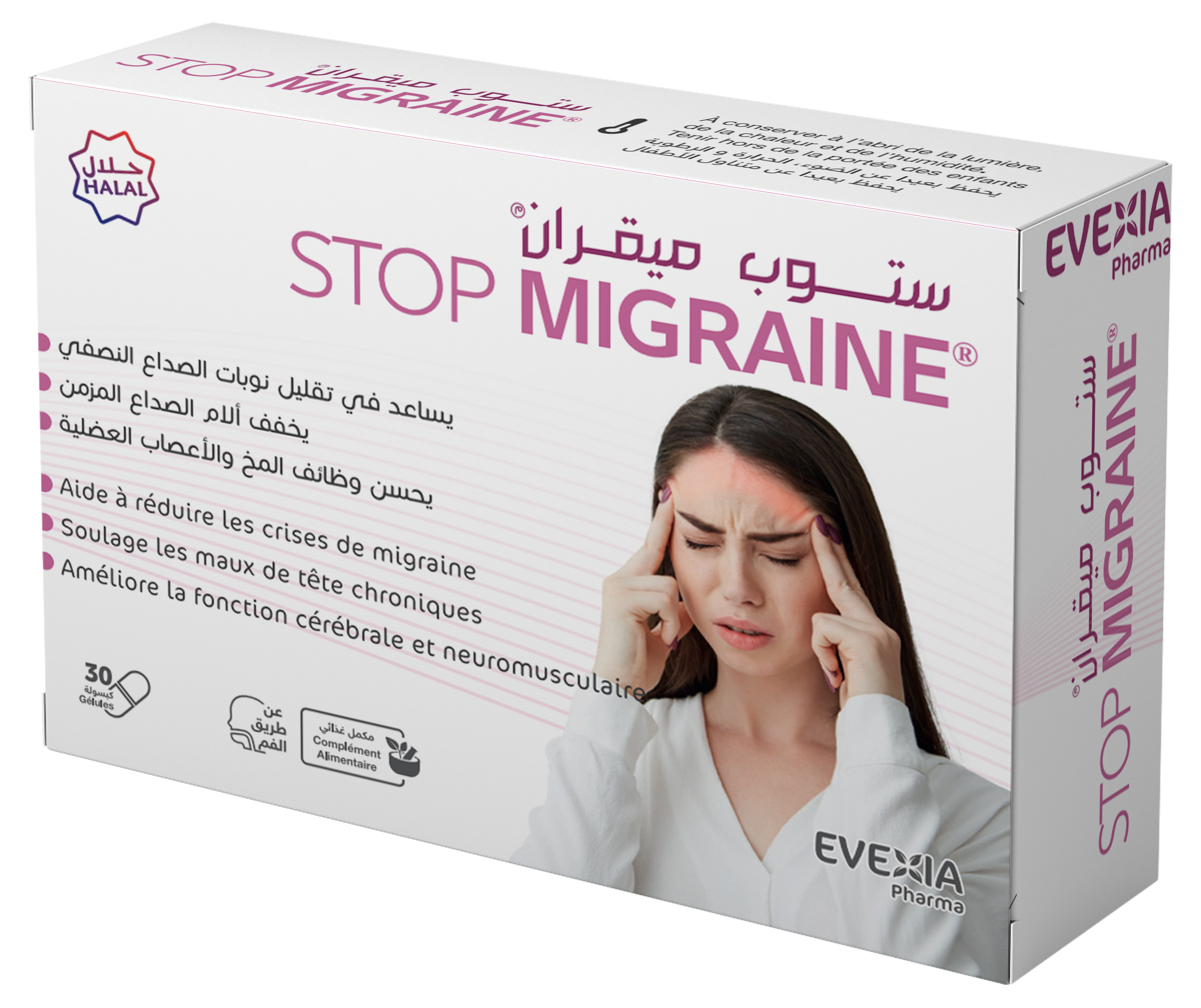 STOP MIGRAINE GLES. B/30