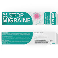 Stop Migraine Roller – Apaisement Ciblé de la Tête – Roll-on, Menthol, Camphre & Menthe Poivrée, Confort Tête, Effet Rafraîchissant, Apaisant, Application Ciblée, Flacon 8 ml