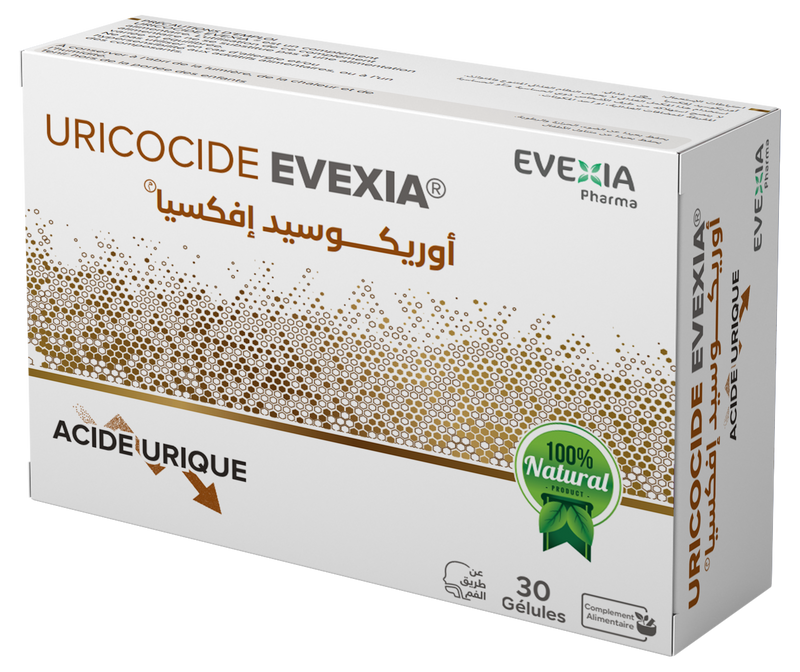 Uricocide – Équilibre de l'Acide Urique – 30 gélules, Piloselle, Pensée Sauvage & Vergerette du Canada, Drainage, Élimination Rénale, Confort Articulaire, Diurétique, Adultes