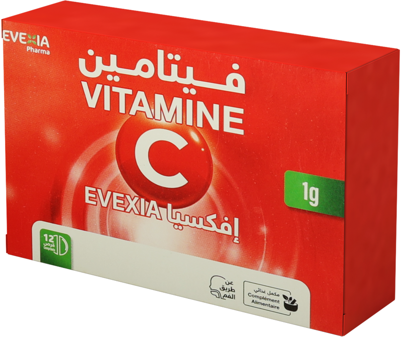 Vitamine C 1000 mg – Immunité & Anti-Fatigue – 12 comprimés, Vitamine C Acide Ascorbique, Défenses Naturelles, Anti-Oxydant, Tonus, Vitalité, Adultes