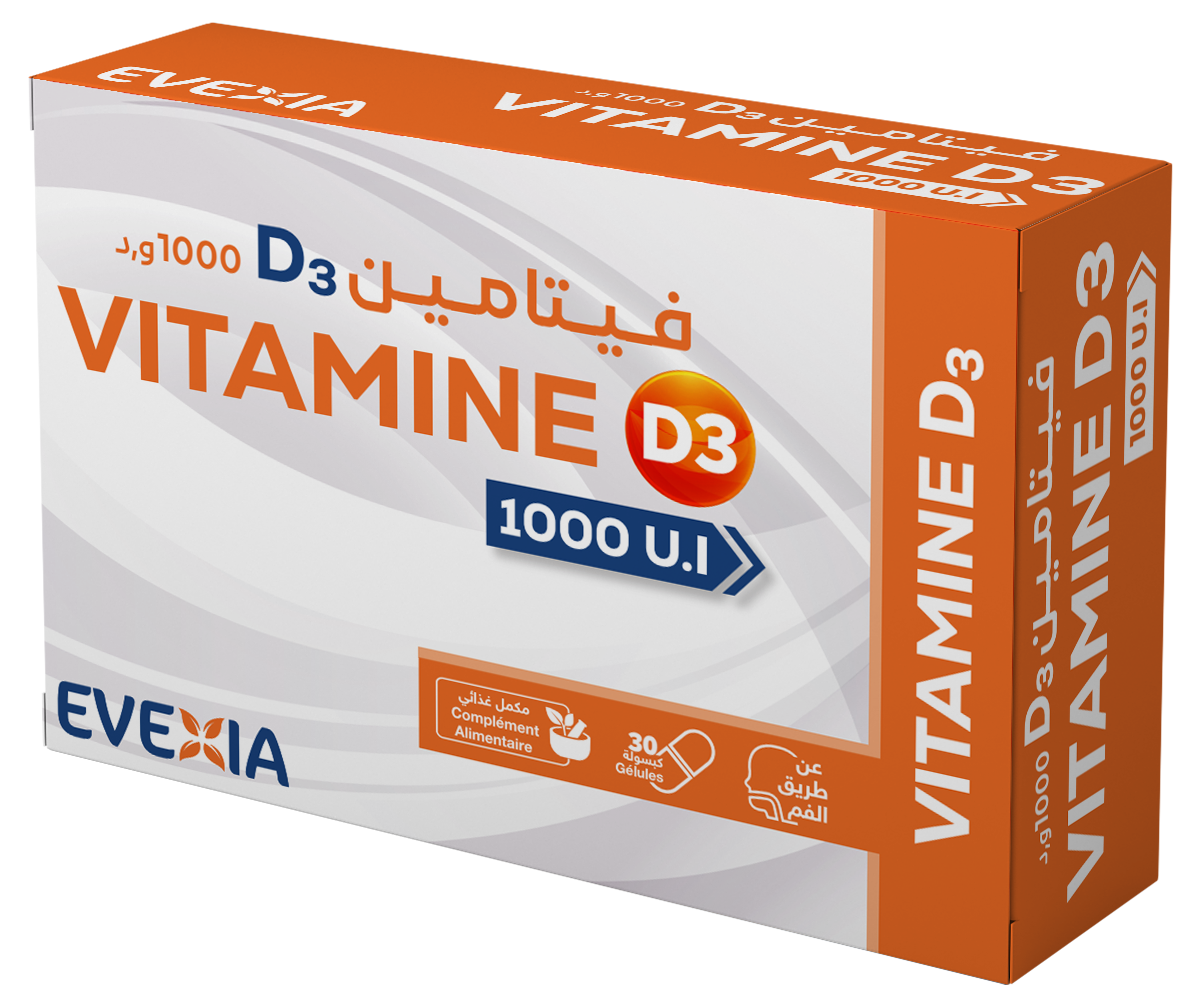 VIT D3 EVEXIA 1000 UI GLES B/30