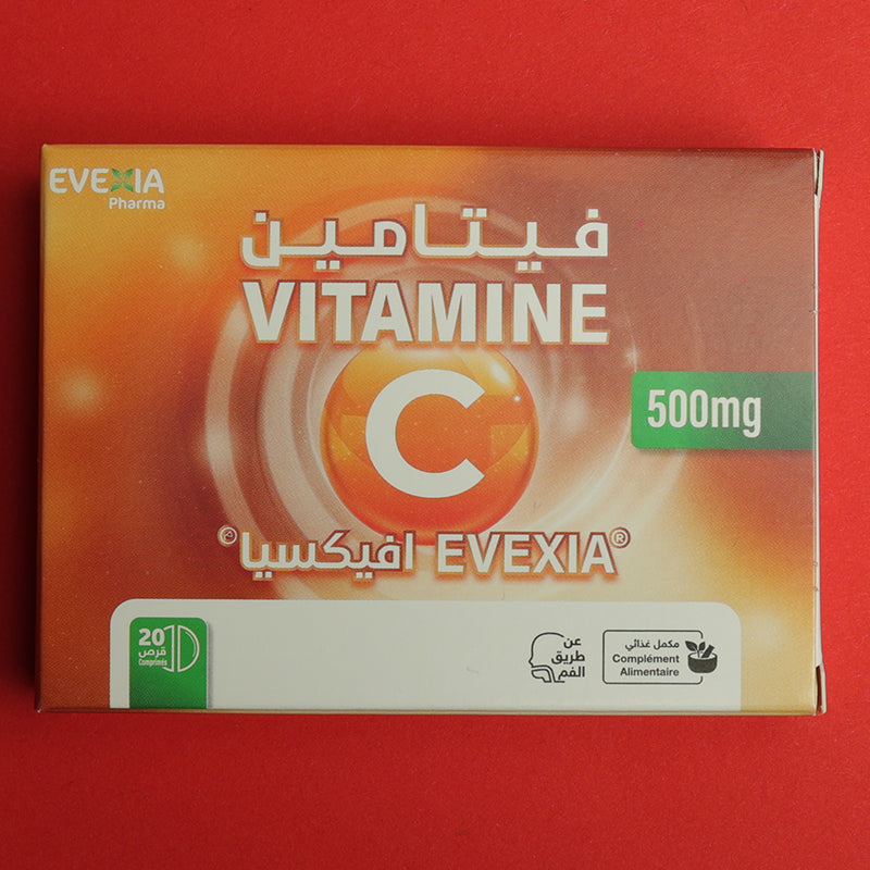 VITAMIN C EVEXIA 500 mg tablets